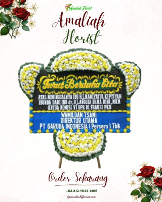 Papan Bunga Duka di Tondano Utara